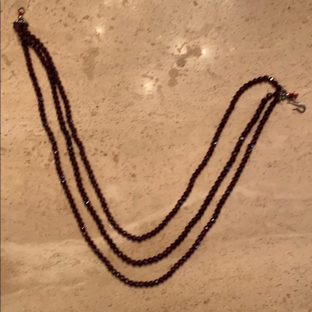 Garnet necklace